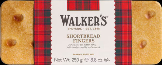 Walkers 1133F - Shortbread Fingers Tin (12x250g)