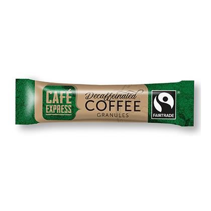 Cafe Express Fairtrade Decaffeinated Coffee Sticks (Case of 1)