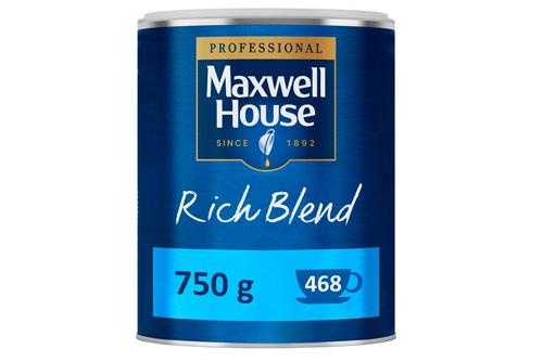 Maxwell House Rich Instant Coffee Tin 750g