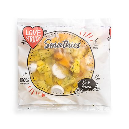 Love Smoothies Coco Loco frozen smoothie sachets.