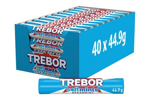 Trebor Softmints Spearmint Mints Roll 44.9g