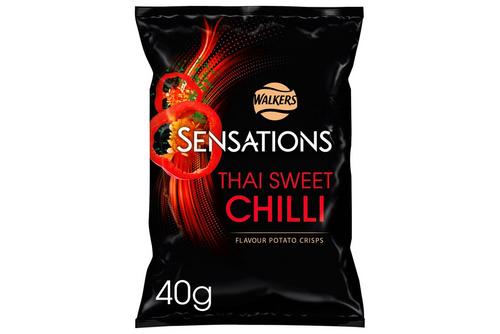 Walkers Sensations Thai Sweet Chilli Crisps 40g