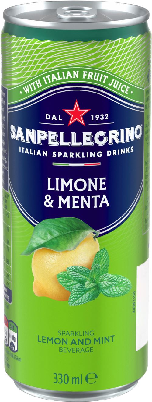 San Pellegrino Lemon & Mint Can (Case of 12)