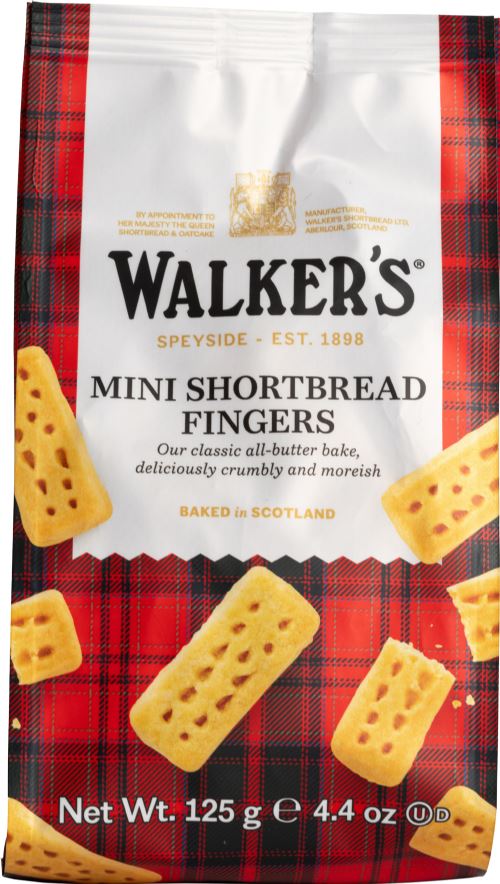 WALKER'S Mini Shortbread Fingers 125g