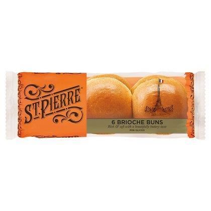 St Pierre 6 Brioche Burger Buns 4" (Case of 6)