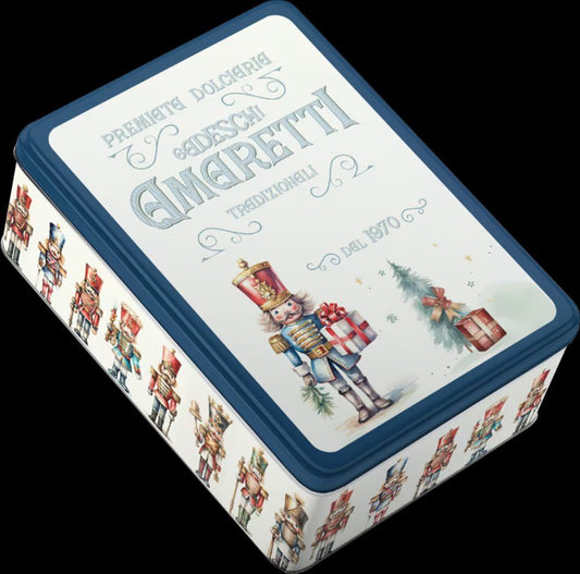 Dolciaria Gadeschi - Amaretti Blue Nutcracker Tin (12x200g)