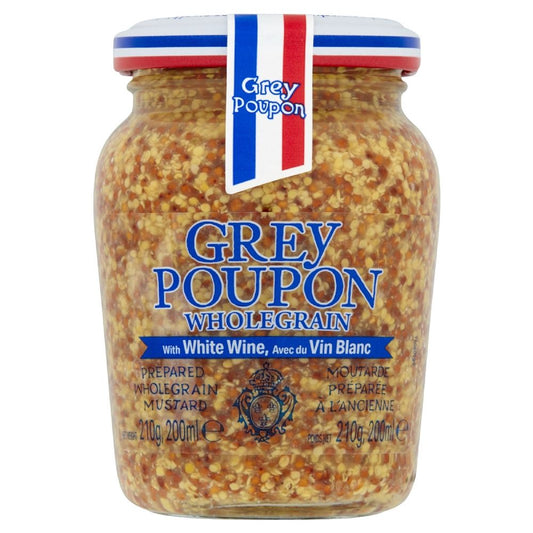 GREY POUPON Wholegrain Mustard 210g - 1 Case