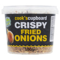 COOK'S CUPBOARD Crispy Fried Onions 100g - 1 Case