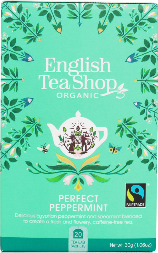ENGLISH TEA SHOP 20 Perfect Peppermint Sachets 30g - 1 Case