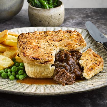Premium Selection British Steak Pie (Case of 12)