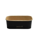 Black Rectangular Container 24oz