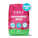Wibble Raspberry Vegan Jelly Crystals Without Sweeteners