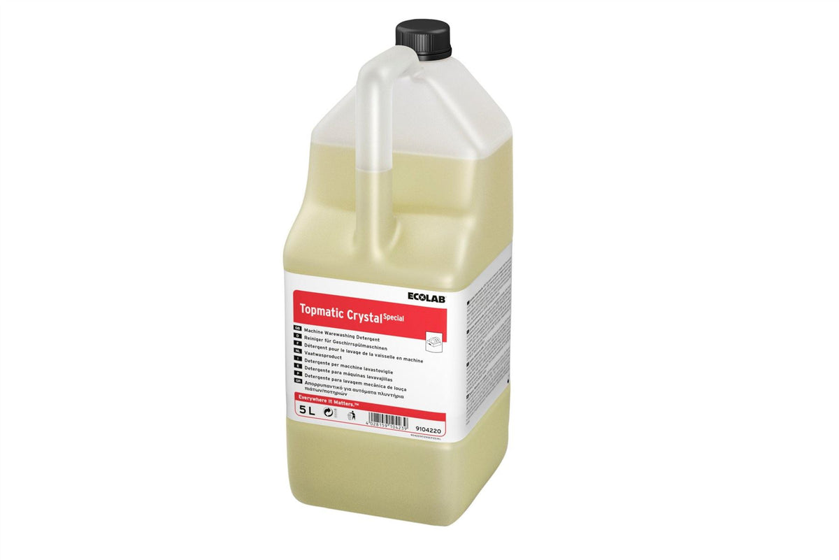 Ecolab Topmatic Crystal Glasswash Detergent (Case of 4)