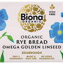 BIONA Organic Rye Omega Golden Linseed Bread 500g - 1 Case