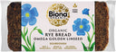 BIONA Organic Rye Omega Golden Linseed Bread 500g (Case of 7)