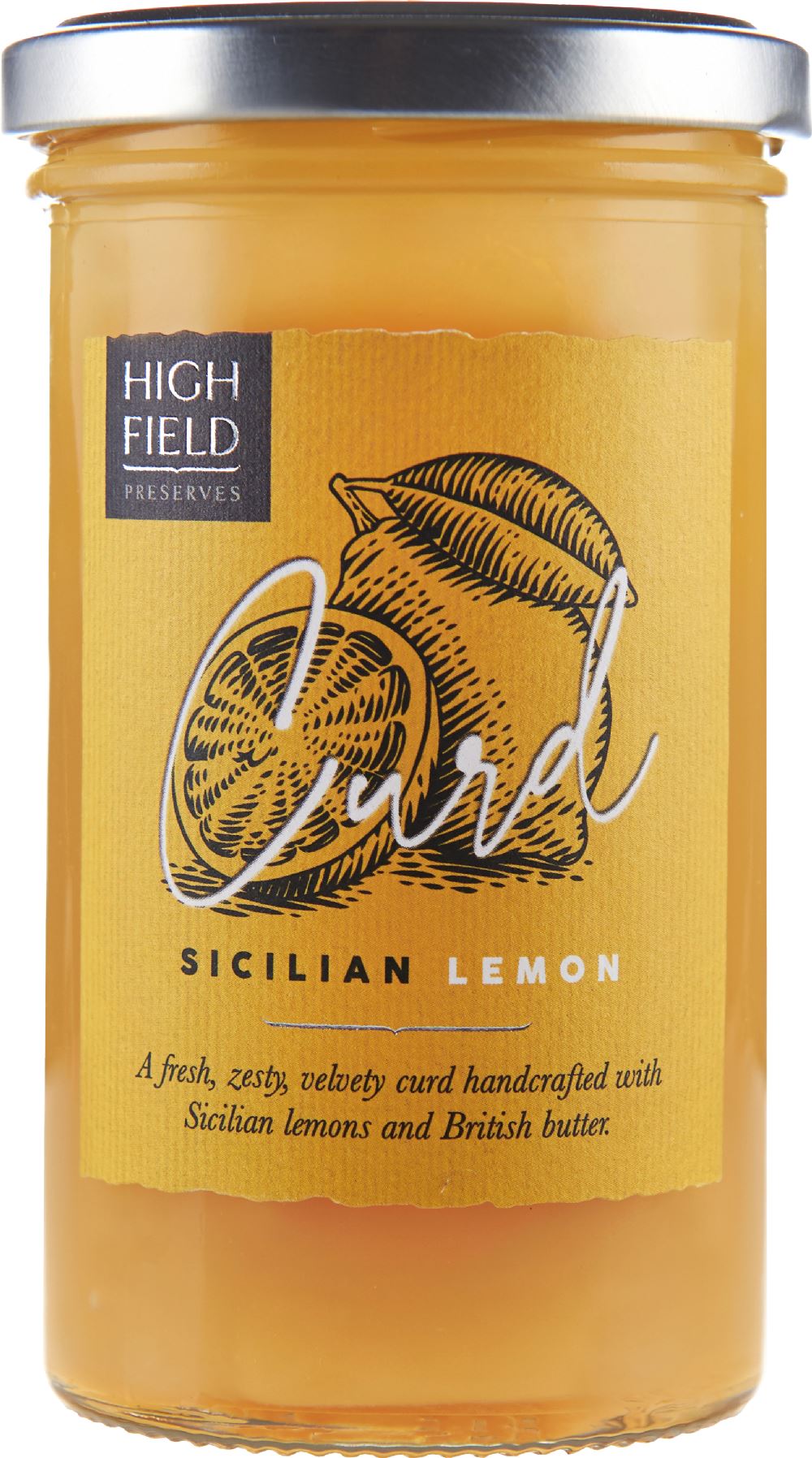HIGHFIELD PRESERVES Sicilian Lemon Curd 305g - 1 Case