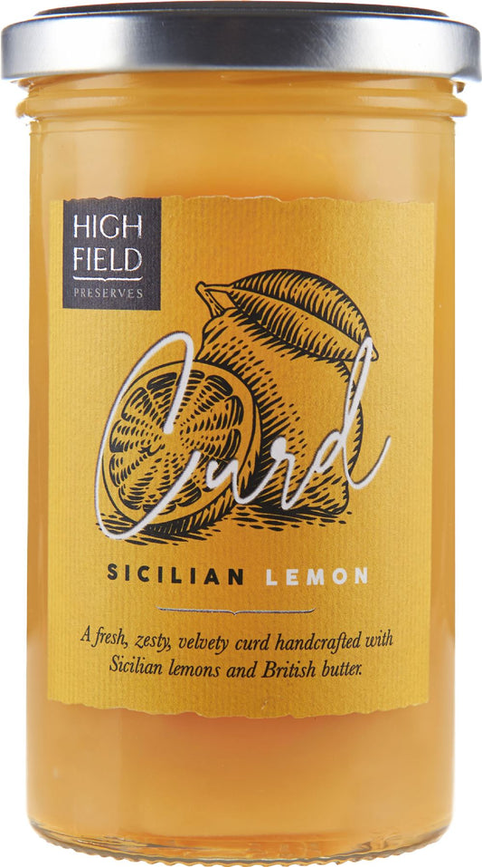 HIGHFIELD PRESERVES Sicilian Lemon Curd 305g - 1 Case
