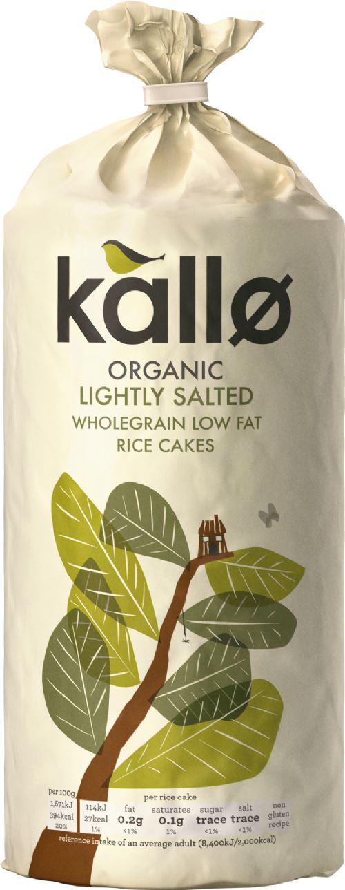 Kallo - Rice Cakes GF Organic Lightly Salted (12x130g)
