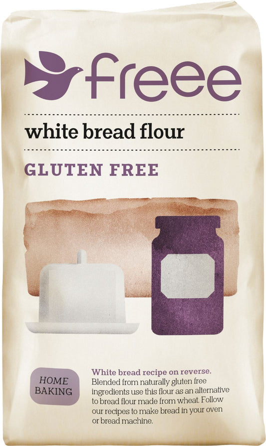 DOVES FARM Freee - White Bread Flour 1kg - 1 Case