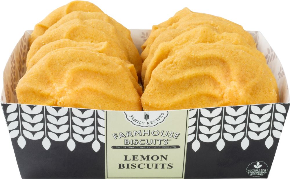 FARMHOUSE BISCUITS Lemon Biscuits 200g - 1 Case