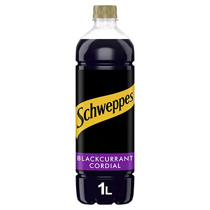 Schweppes Blackcurrant Cordial Bottle (Case of 12)