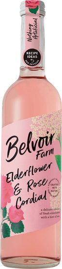 BELVOIR Elderflower & Rose Cordial 500ml (Case of 6)