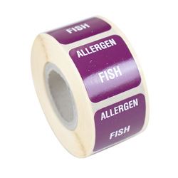 Fish Allergen Warning Label
