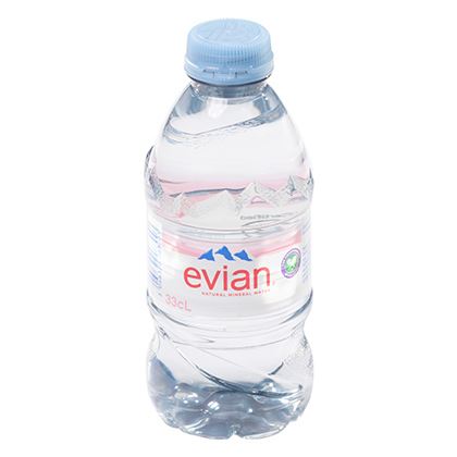 evian Natural Bottled Mineral Still Water 330ml