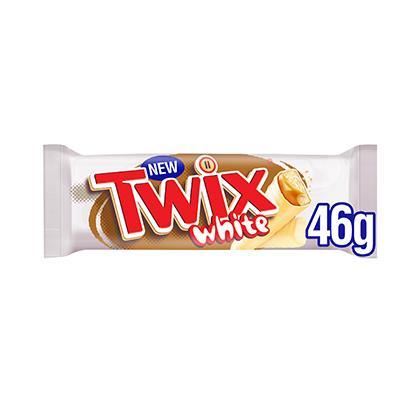 Twix White Chocolate Biscuit Snack Bar. Limited Shelf Life.