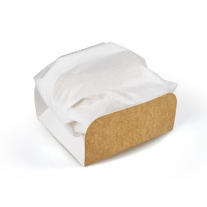 Grab & Go Hot Sandwich/Toastie Packaging With Paper