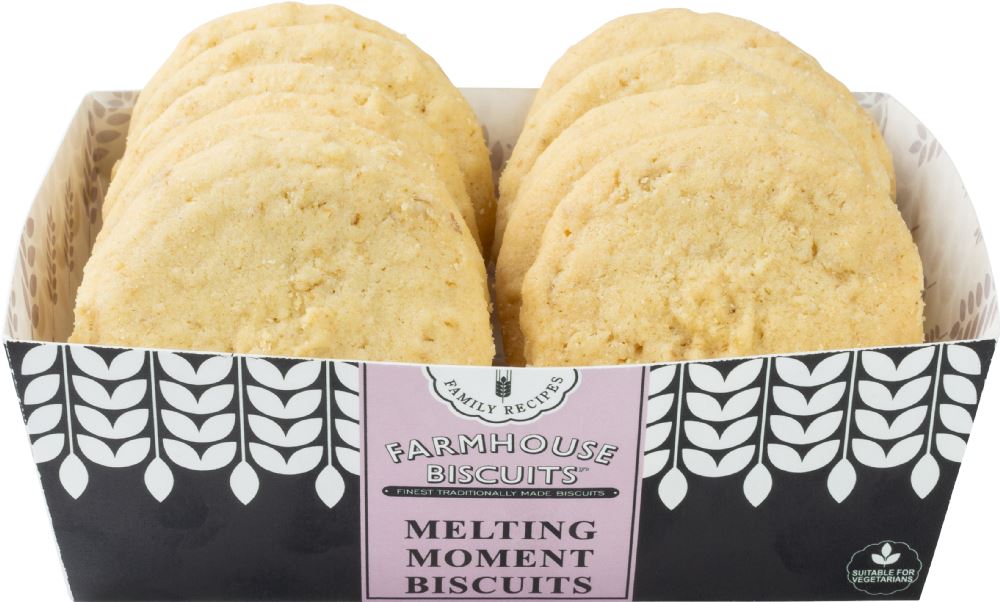 FARMHOUSE BISCUITS Melting Moment Biscuits 200g - 1 Case