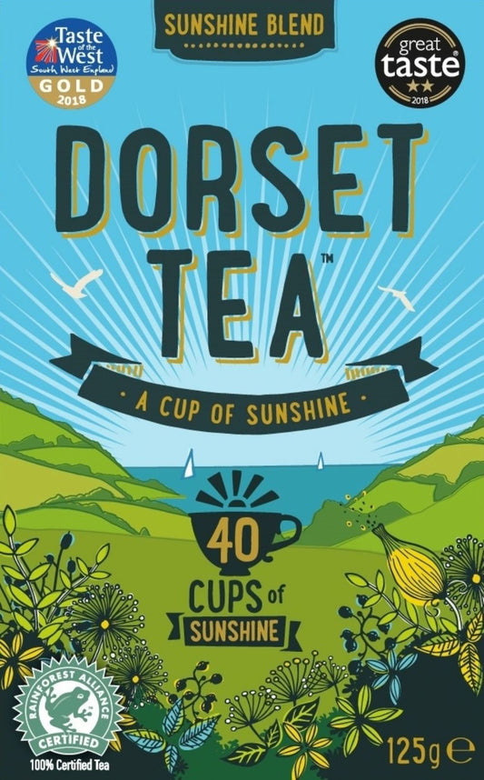 DORSET TEA Sunshine Blend - 40 Teabags 125g - 1 Case