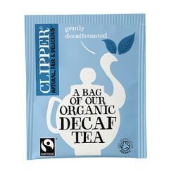 Clipper Fairtrade Organic Decaf Tea - String Tagged & Enveloped 25 pack (Case of 6)