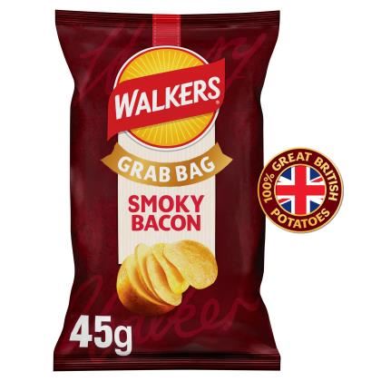 Walkers Crisps Smoky Bacon Potato Crisps