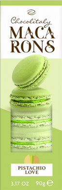 CHOCOLITALY Macarons - Pistachio Love 90g (Case of 12)