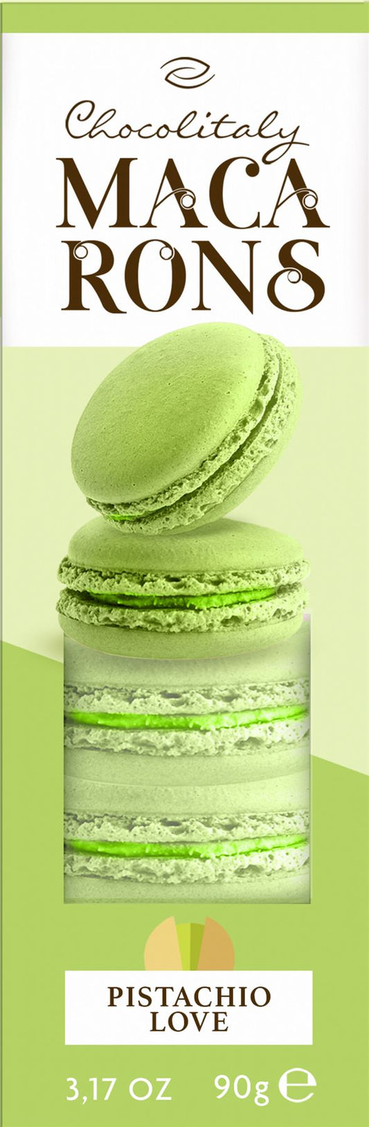 CHOCOLITALY Macarons - Pistachio Love 90g - 1 Case