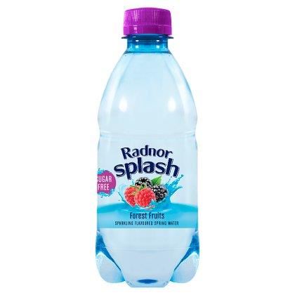 Radnor Splash Forest Fruits Sugar Free Sparkling Flavoured Water Bottle (Case of 24)