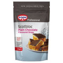 Dr. Oetker Professional Scotbloc Plain Chocolate Flavoured Drops 3kg (Case of 6)