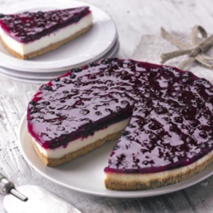 Mademoiselle Desserts Blackcurrant Cheesecake