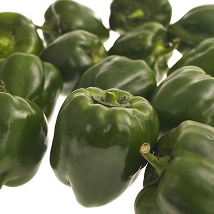 Green Capsicum Peppers 70-90mm