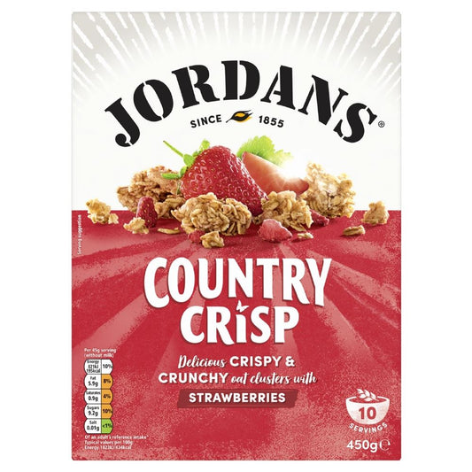 JORDANS Country Crisp with Strawberries 450g - 1 Case