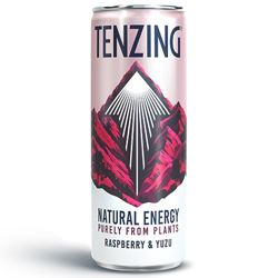Tenzing Natural Energy Drink Raspberry & Yuzu (Case of 12)