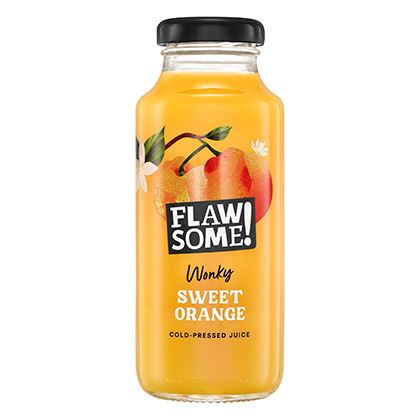 Flawsome! Orange cold-pressed juice Glass