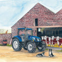 SUE PODBERY New Holland + Hereford Cattle Card