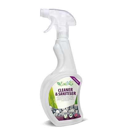 Ecovate Cleaner/Sanitiser Empty Trigger Bottle