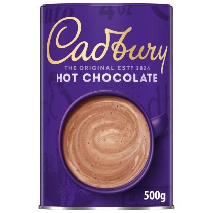 Cadbury Drinking Hot Chocolate 500g (Case of 6)