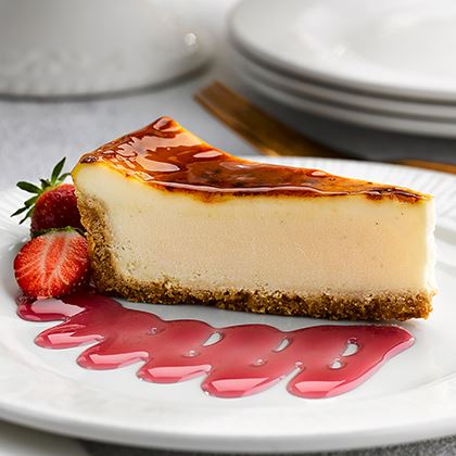Premium Selection Baked Creme Brulee Cheesecake Tart (Pre-cut) (Case of 1)