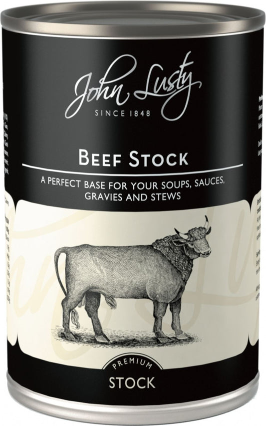 JOHN LUSTY Traditional Beef Stock 392g - 1 Case