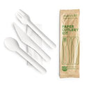 Paper Disposable Four Piece Cutlery Set (Case of 1)