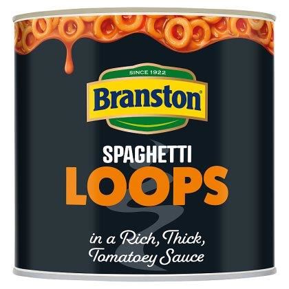 Branston Spaghetti Loops in Tomato Sauce (Case of 6)